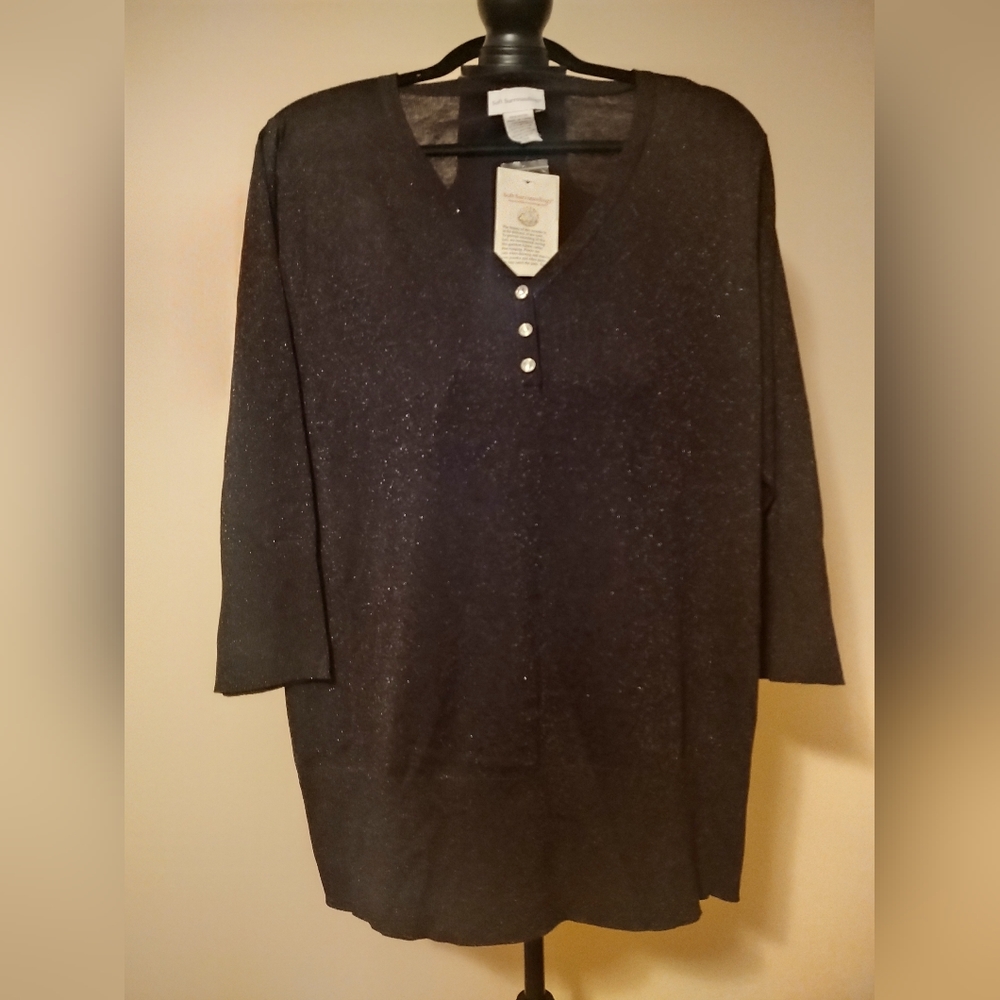 NWT Soft Surroundings Sparkle Sweater